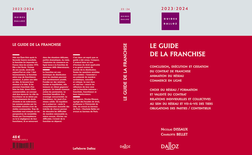 Le guide de la Franchise 2023/24, rédigé par Charlotte Bellet et Nicolas Dissaux