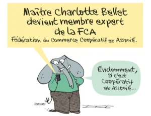 Maître Charlotte Bellet devient membre expert de la FCA - Commerce Coopératif et Associé