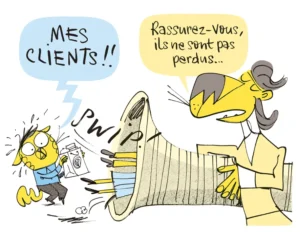 Illustration sur la rétention du fichier clients par un franchiseur et l’accès dû au franchisé.